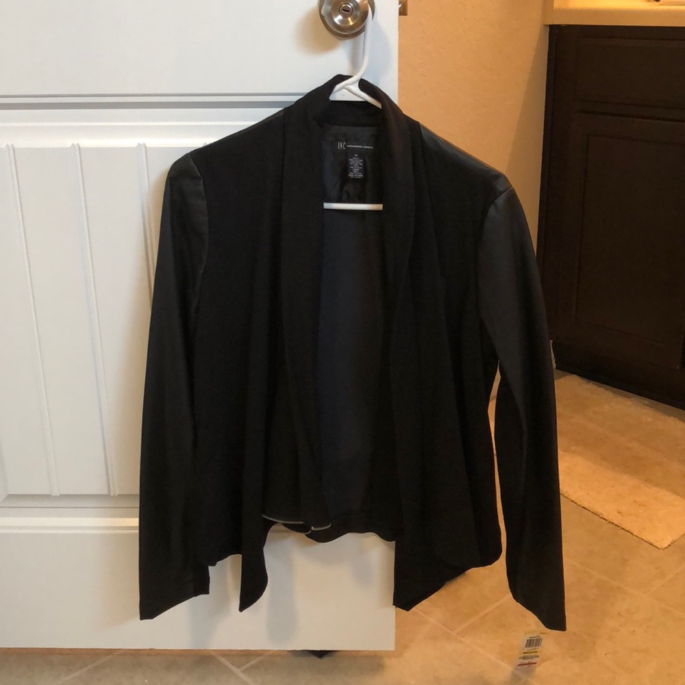 Inc international concepts non leather jacket